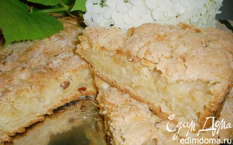 Рецепт Пирог яблочный с изюмом