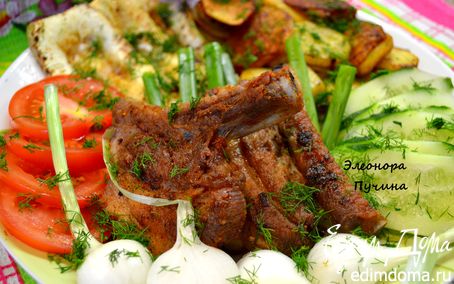 Рецепт Свиные ребрышки с картошкой