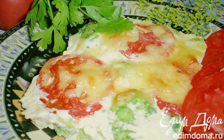 Рецепт Запеканка с брокколи, сыром и помидорами в мультиварке