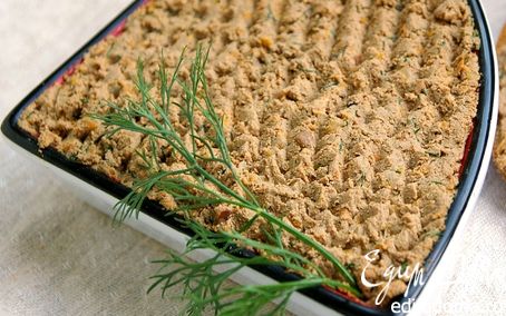 Рецепт Паштет из куриной печени с лисичками