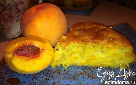 Рецепт пирог персиковый