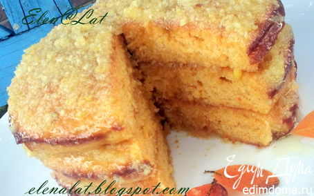 Рецепт Морковный пирог с лимоном "Пышный"