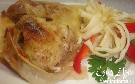 Рецепт Курица на лаваше