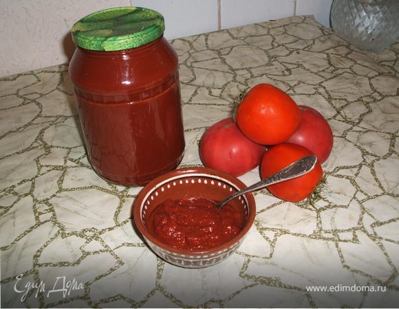 Домашний кетчуп из помидор на зиму простой