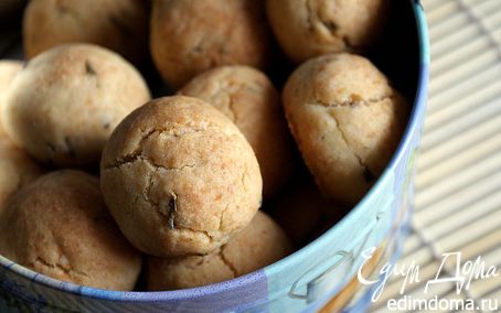 Рецепт Кокосовое печенье с лавандой