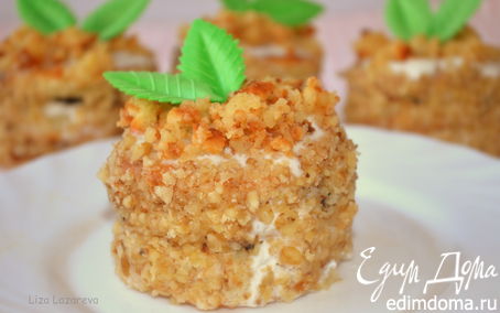 Рецепт Медовые пирожные "Пчелка"