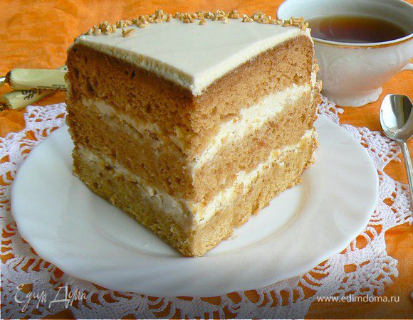 Рецепт медового торта в мультиварке
