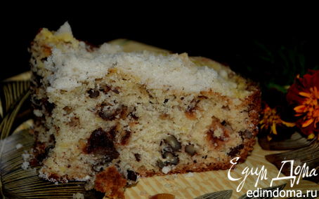 Рецепт Кекс с финиками и орехами (Date Crumb cake)