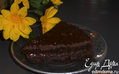 Рецепт Шоколадный торт без муки