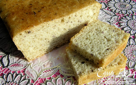 Рецепт Пшеничный хлеб с базиликом (на закваске)