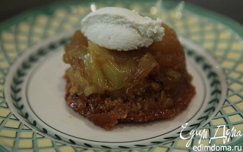 Рецепт Миндальные бисквитики с яблоками