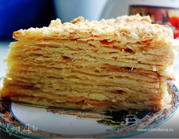 Рецепт торта Наполеон. Воздушный, заварной крем без яиц: самый вкусный домашний торт