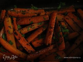 Морковь, запеченная с зирой