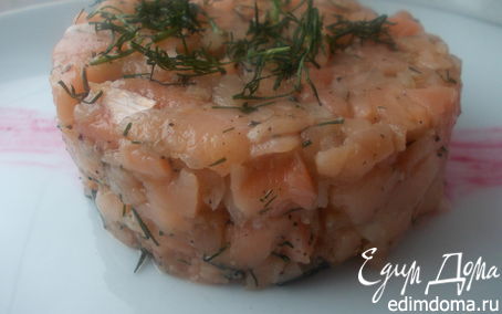 Рецепт тартар из лосося