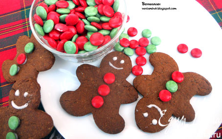 Рецепт Имбирные человечки (Gingerbread men)
