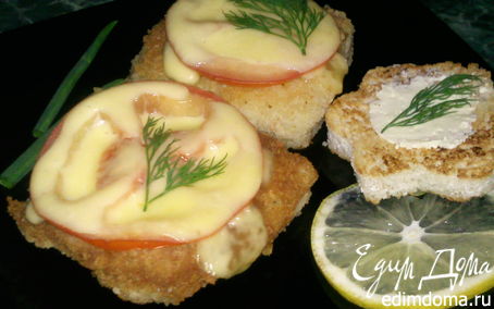 Рецепт Рыба в кляре с помидорами и сыром