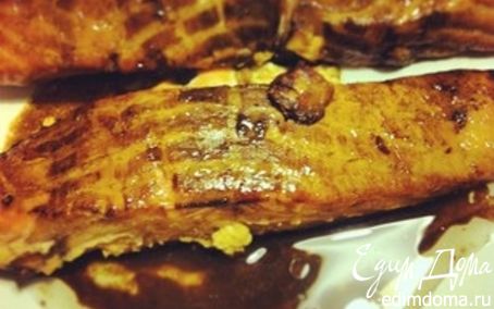 Рецепт Филе лосося в маринаде с наршарабом