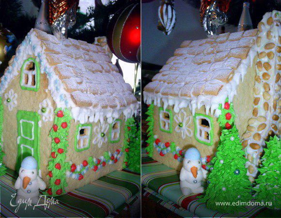 новогодний пряничный домик своими руками | Дзен