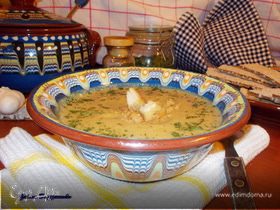 Суп-пюре из кабачков с карри