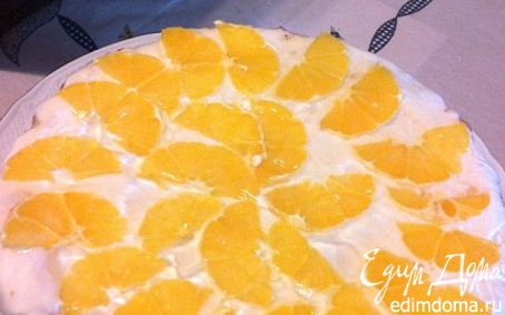 Рецепт Творожный пудинг с апельсинами