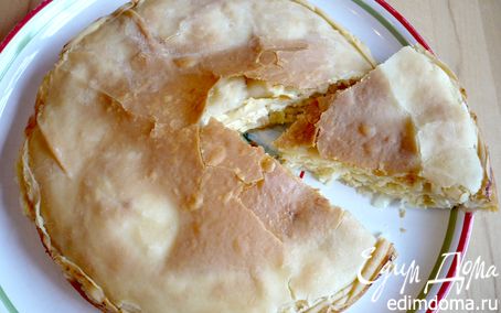 Рецепт Вкусный до неприличия пирог с семгой и капустой «Мечта пастуха»