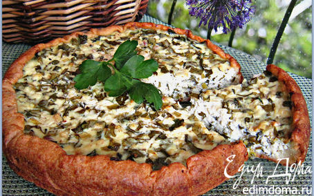 Рецепт Весенний пирог с зеленью
