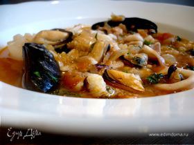 Суп из морепродуктов «Фигаро, или оперетта для взрослых»