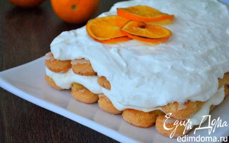 Рецепт Тосканский творожный десерт с апельсинами