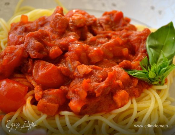 Спагетти "4 помидора"