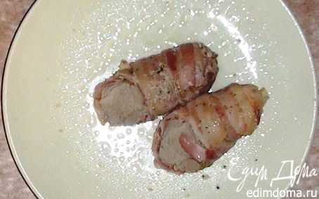 Рецепт Свиная вырезка в беконе