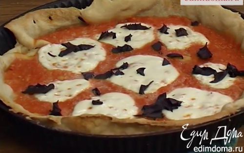 Рецепт Детская пицца «Маргарита»