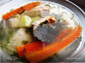 Рыбный суп из двух видов рыб