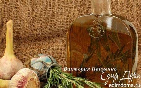 Рецепт Оливковое масло с чесноком и розмарином