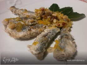 Сардины аппетитные - рецепт венецианских рыбаков (Sarde in saor)
