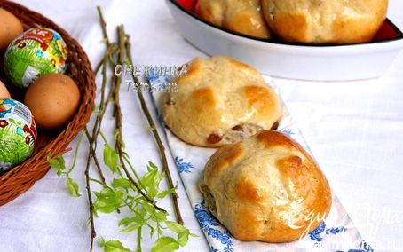 Рецепт Английские пасхальные булочки (Hot cross buns)