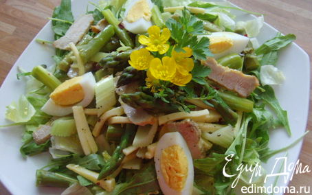Рецепт Витаминный салат со спаржей