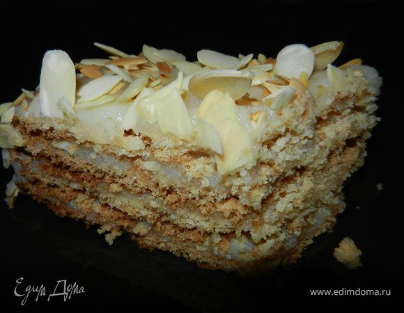 Песочный торт Королевский с заварным кремом | Рецепт | Идеи для блюд, Торт из песочного теста, Торт