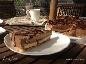 Торт с шоколадным кремом "Бавария"