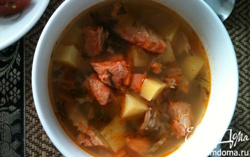 Рецепт Красный пряный рыбный суп