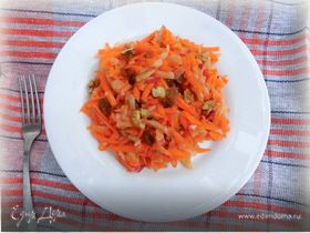 Очень вкусный салат из моркови и яблока