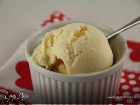 Сливочное мороженое с лимонным курдом