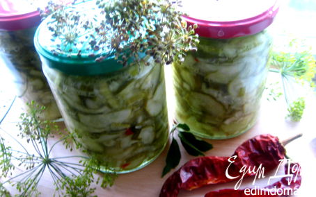 Рецепт Огуречный салат на зиму "Латгальский"("Latgales")