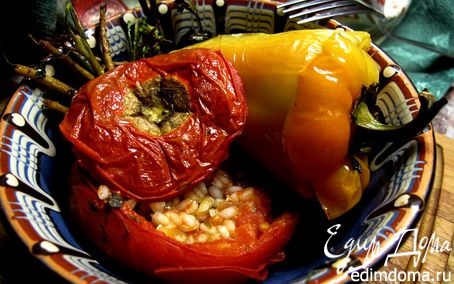 Рецепт Фаршированные томаты и перцы Yemista