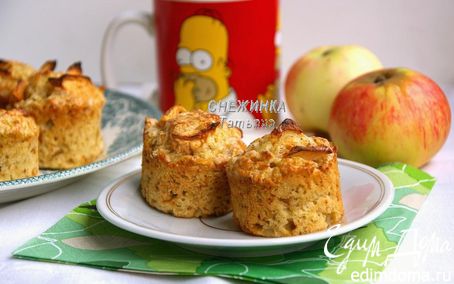 Рецепт Английские яблочные мини-пироги с корицей («Школьная ссобойка»)