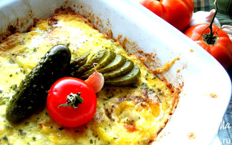 Рецепт Картофельная запеканка под сыром