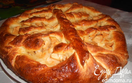 Рецепт Яблочный пирог в хлебопечке