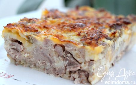 Рецепт Закусочный кекс с мясом индейки и сыром Джюгас