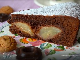Шоколадно-грушевый пирог (TORTA DI PERE E CIOCCOLATO)