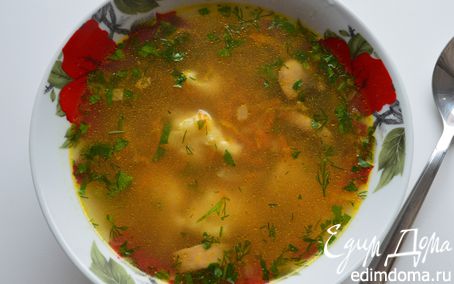 Рецепт Гречневый суп с грибами и картофельными клецками