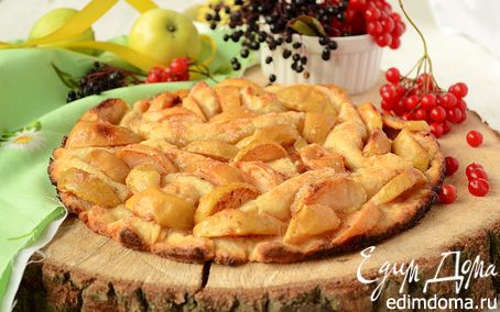 Рецепт Мятый яблочный пирог